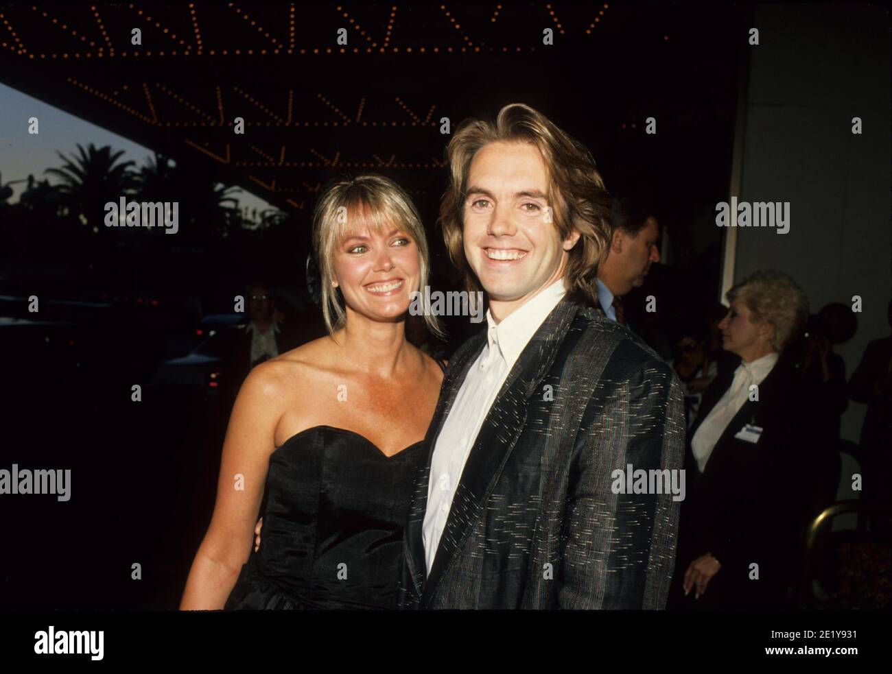 SHAUN CASSIDY with wife Ann Pennington f6479 Credit Ralph Dominguez