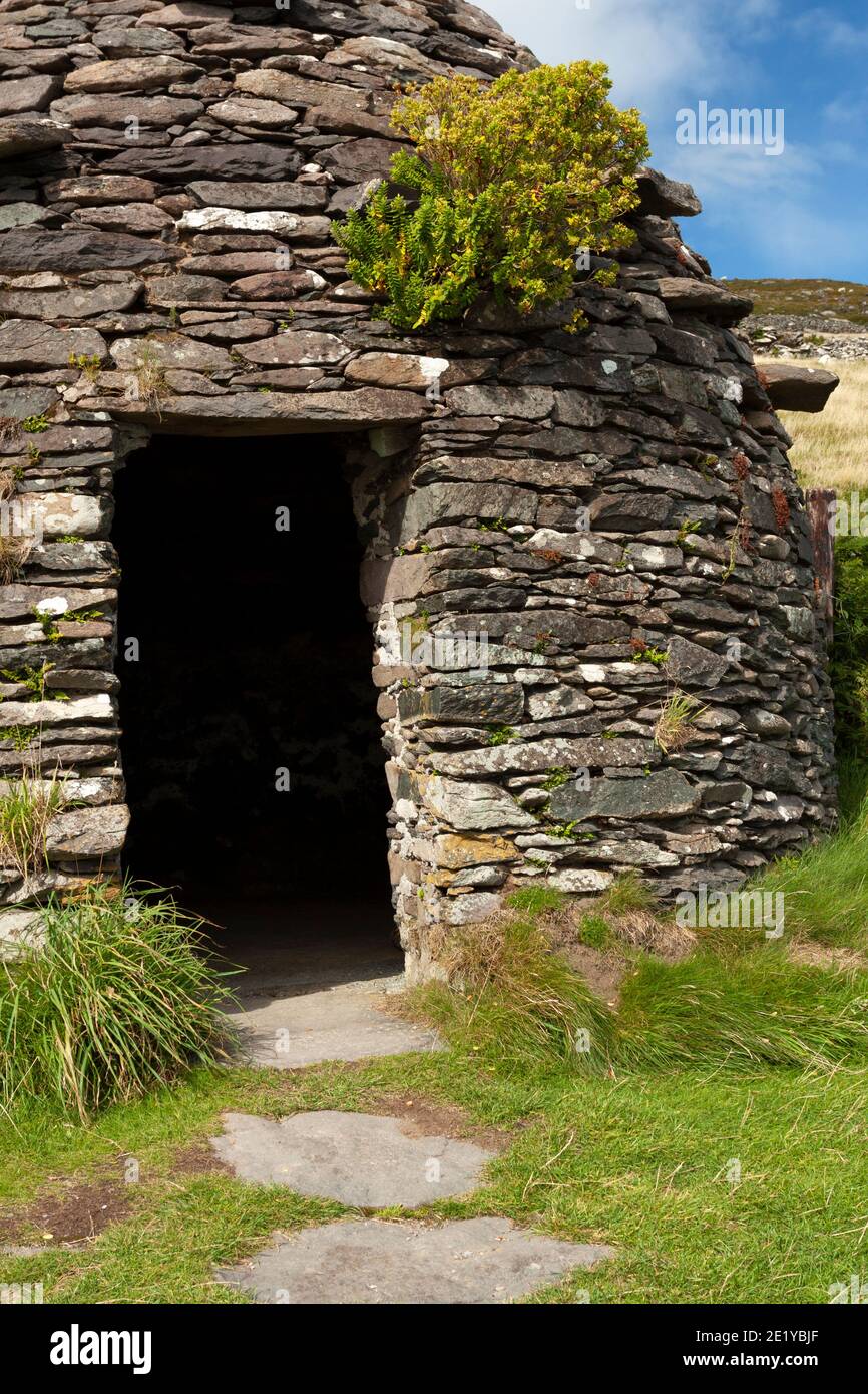 Beehive huts on the Dingle peninsula on the Wild Atlantic Way in Kerry