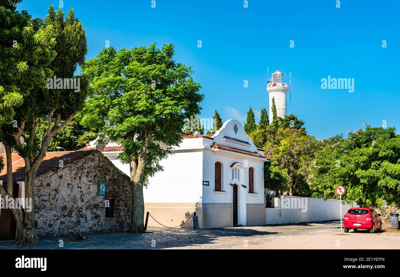 Traditional houses in Colonia del Sacramento in Uruguay Stock Photo Alamy