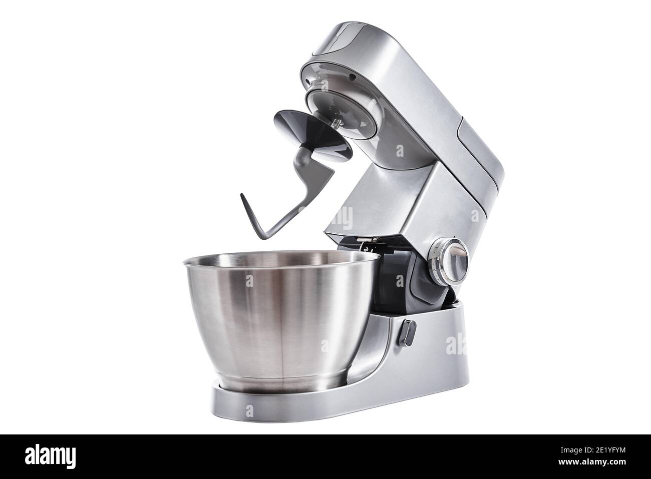 Food processor on a white background isolated Stock Photo