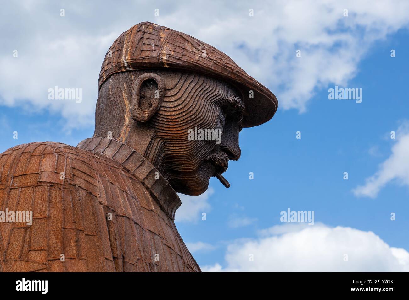 Fiddlers Green, fishermen lost at sea memorial North Shields. Stock Photo