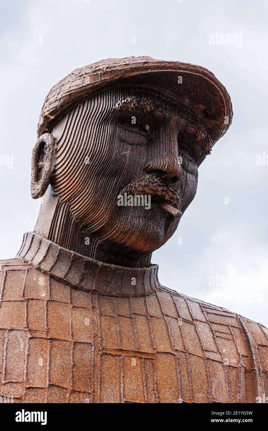 Fiddlers Green, fishermen lost at sea memorial North Shields. Stock Photo