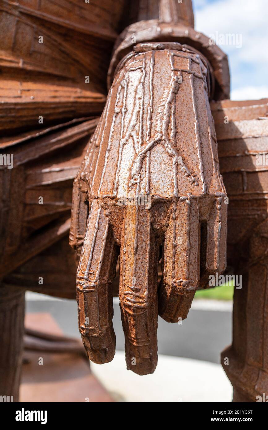 Fiddlers Green, fishermen lost at sea memorial North Shields. Stock Photo