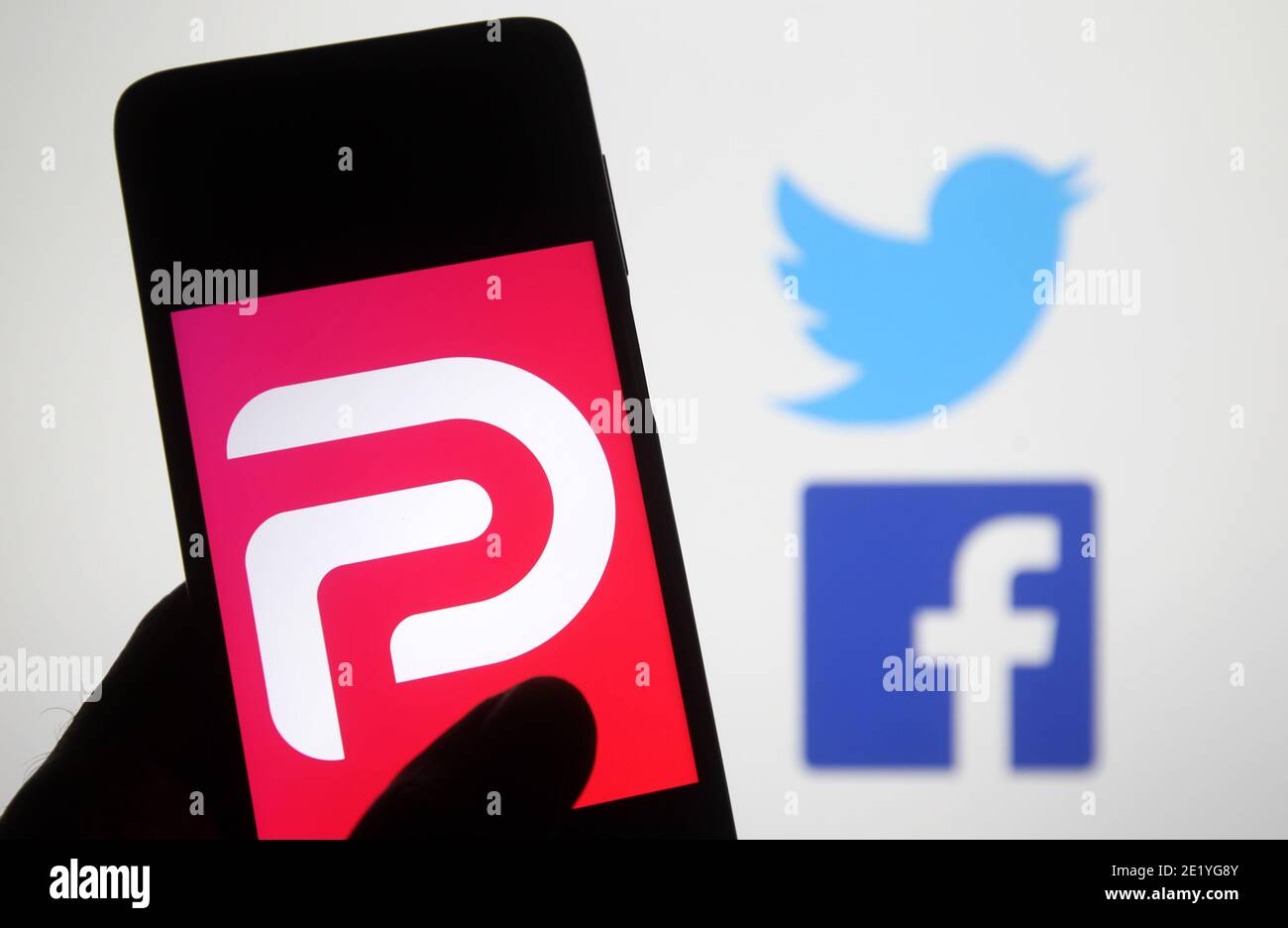 Google facebook logos hi-res stock photography and images - Alamy