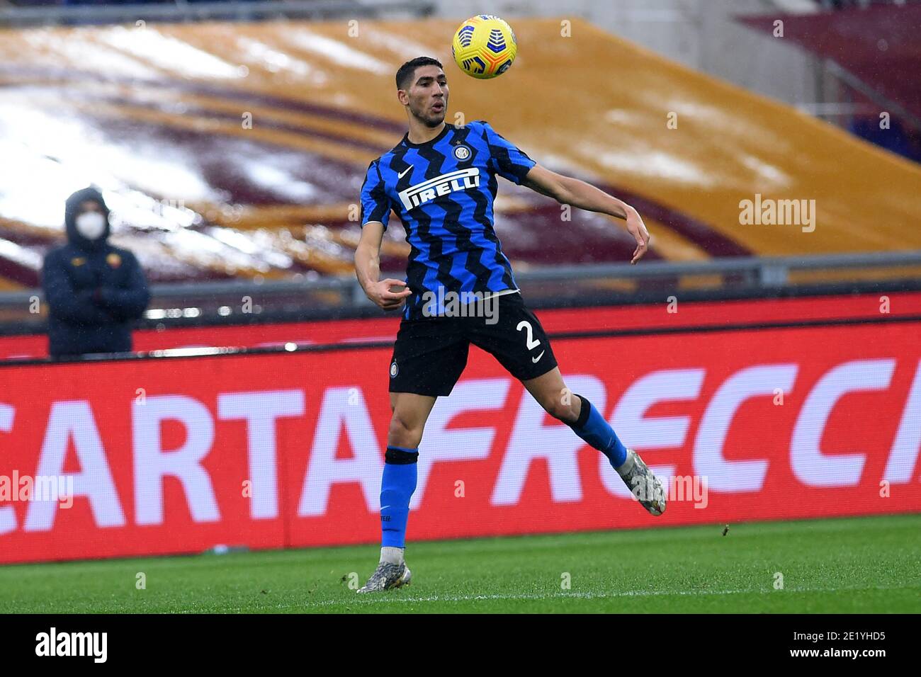 Rome Ita 10th Jan 2021 Achraf Hakimi Of Inter As Roma V Fc Inter Serie A Credit Independent Photo Agency Alamy Live News Stock Photo Alamy