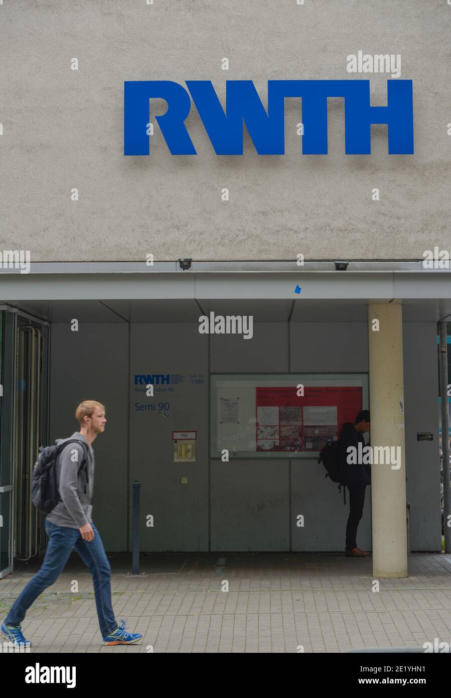 Seminargebaeude 90, RWTH, Templergraben, Aachen, Nordrhein-Westfalen, Deutschland Stock Photo