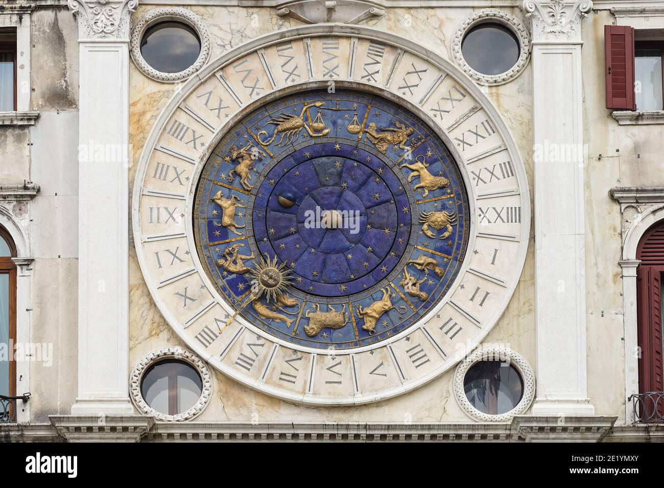 St Mark's Clock Tower renaissance building on the the Piazza San Marco