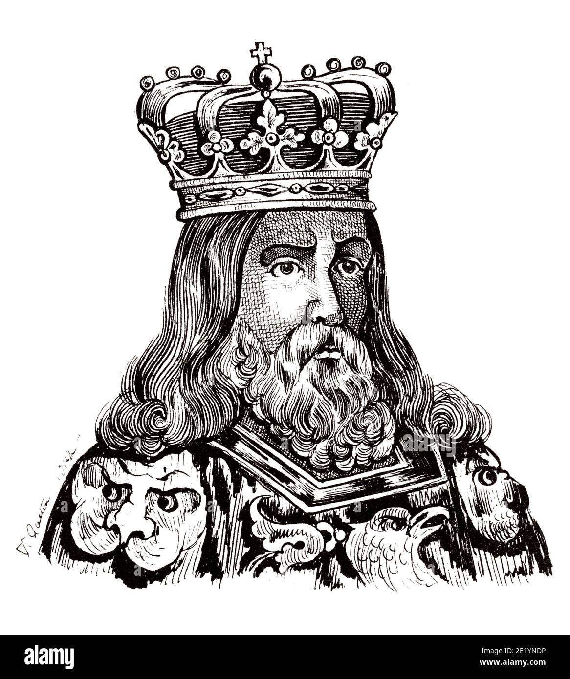 Carolingien charlemagne hi-res stock photography and images - Alamy