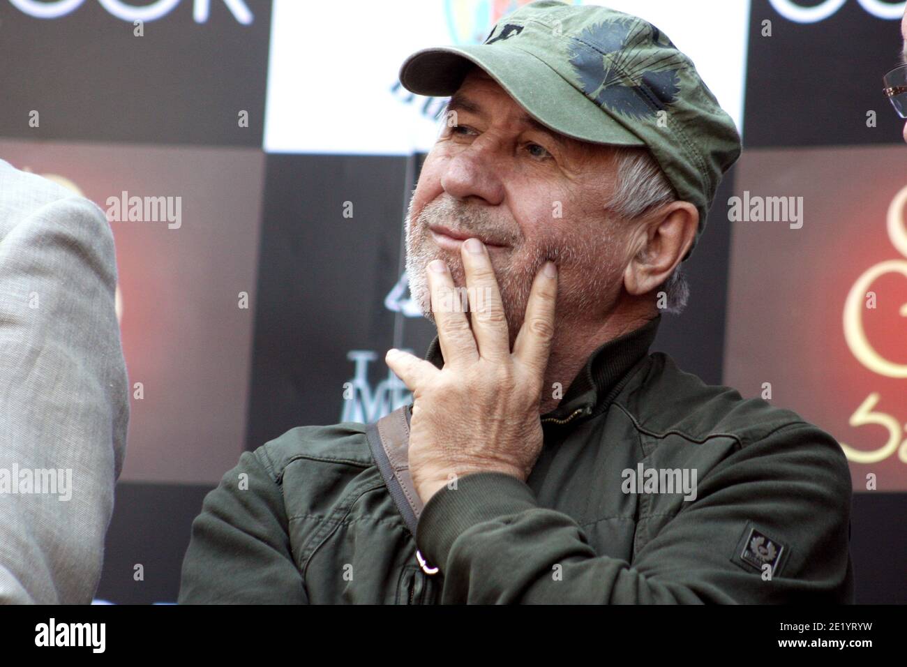 Portrait of the famous Romanian actor and director George Mihaita Stock ...