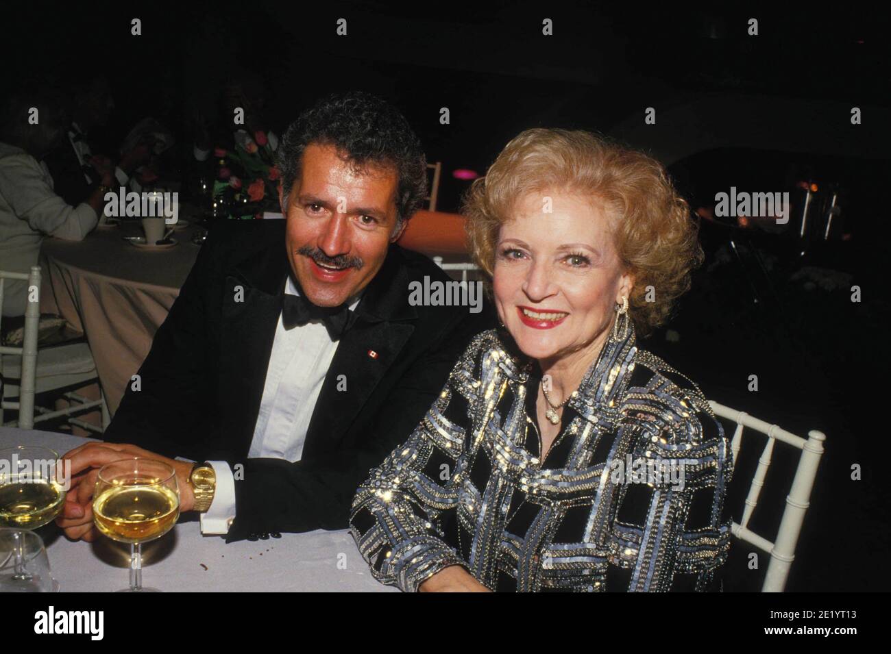 Betty White With Alex Trebek Credit Ralph Dominguez Mediapunch Stock Photo Alamy