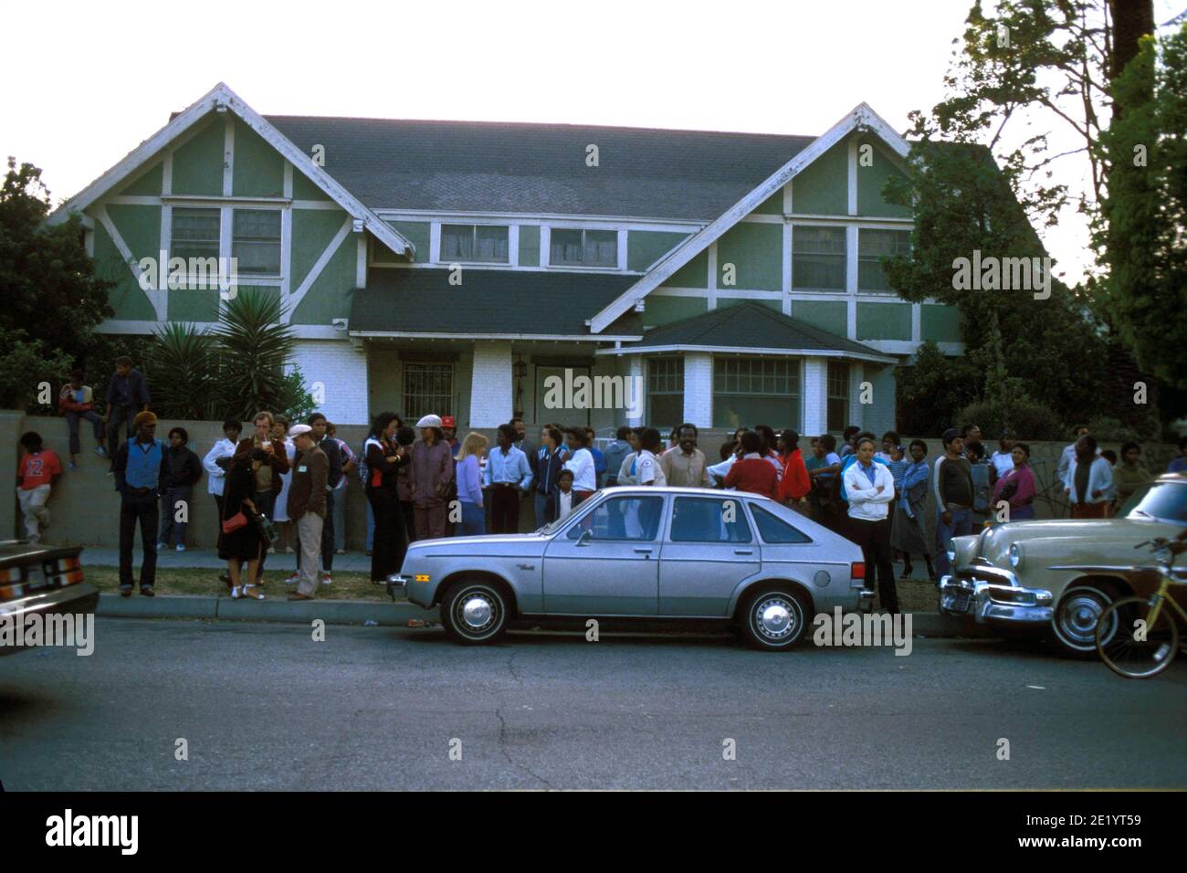 MARVIN GAYE HOME 2101 Gramercy Place, Los Angeles Credit: Ralph Dominguez/MediaPunch  1984 Stock Photo