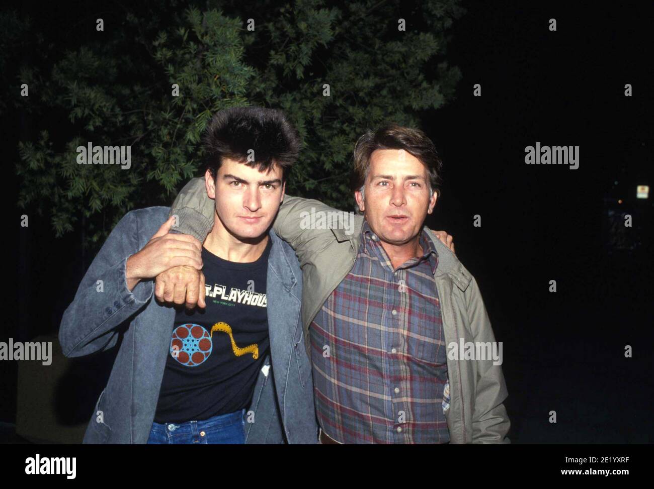 Charlie Sheen And Martin Sheen Credit: Ralph Dominguez/MediaPunch Stock