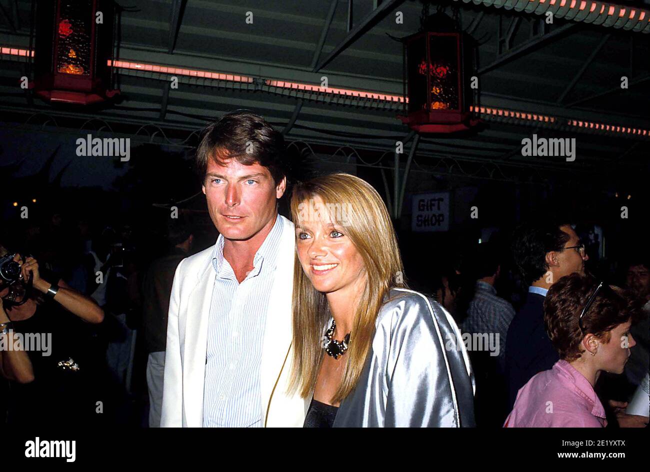 Christopher Reeve And Gae Exton C0565 Credit Ralph Dominguez