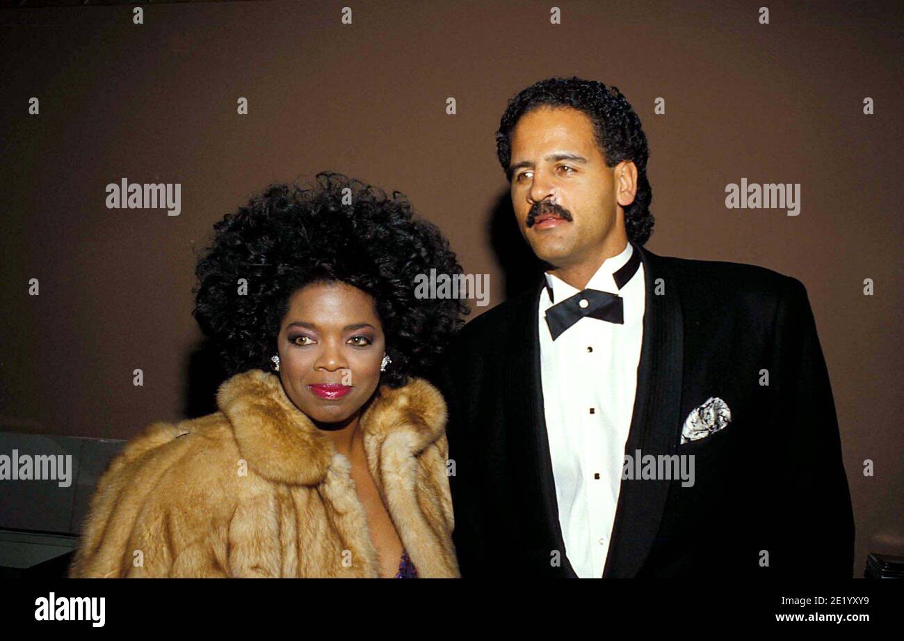 Oprah winfrey and stedman graham 1984 credit ralph dominguez