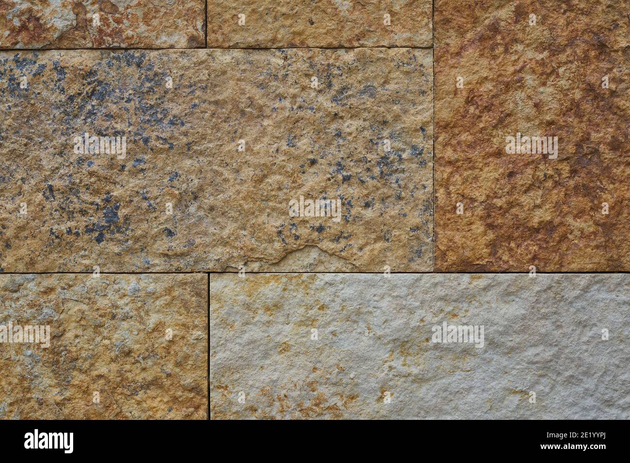 coloured stone block background, horizontal Stock Photo
