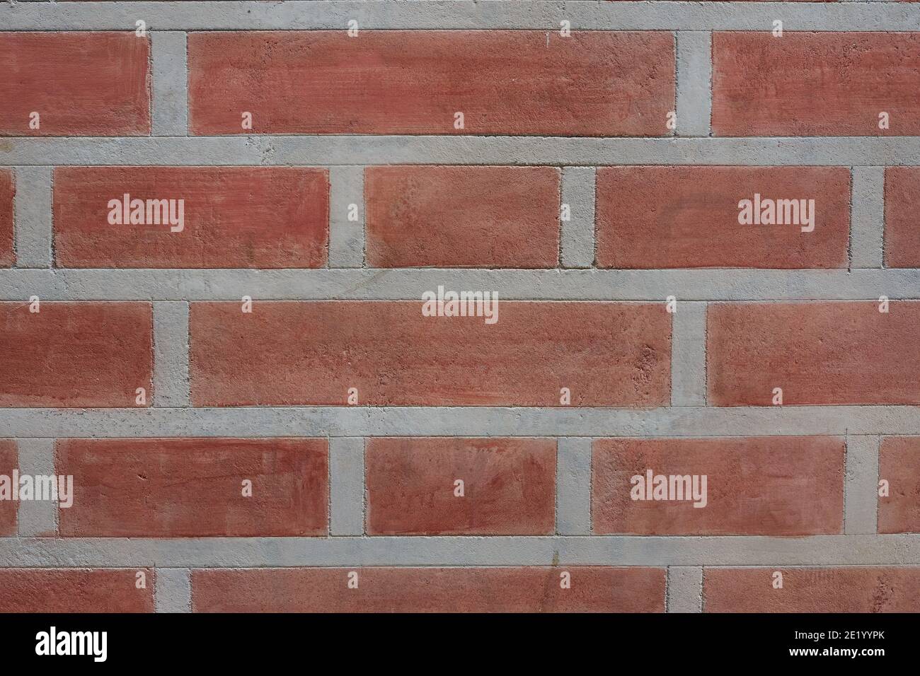 background of worn brick wall, horizontal Stock Photo