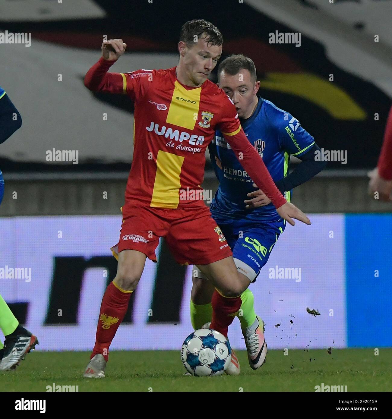 DEVENTER, NETHERLANDS - JANUARY 10: L-R: Boyd Lucassen of Go Ahead ...