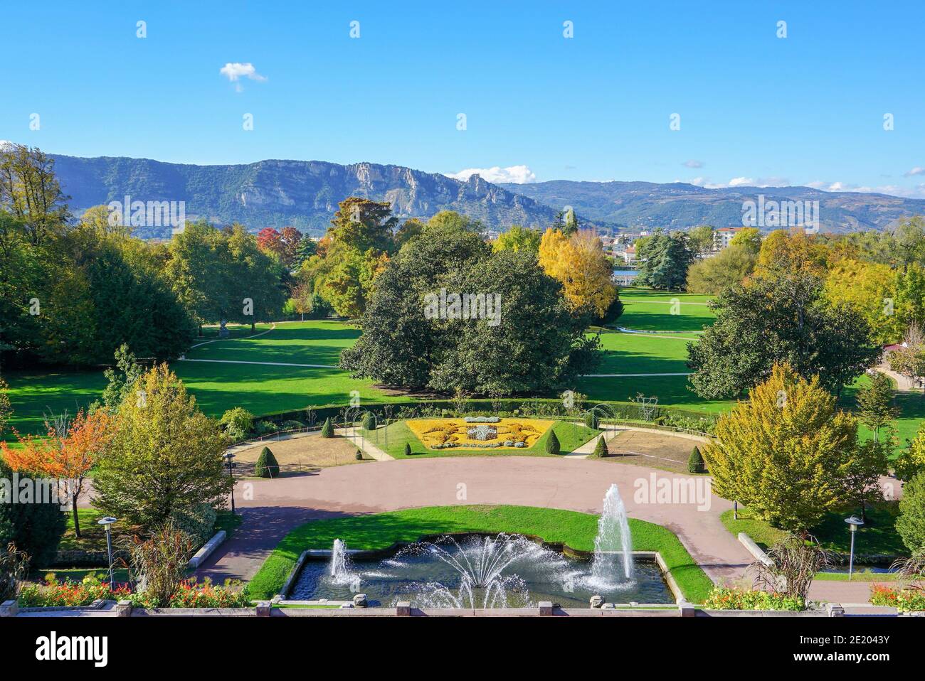 Parc Jouvet, Valence, France Stock Photo