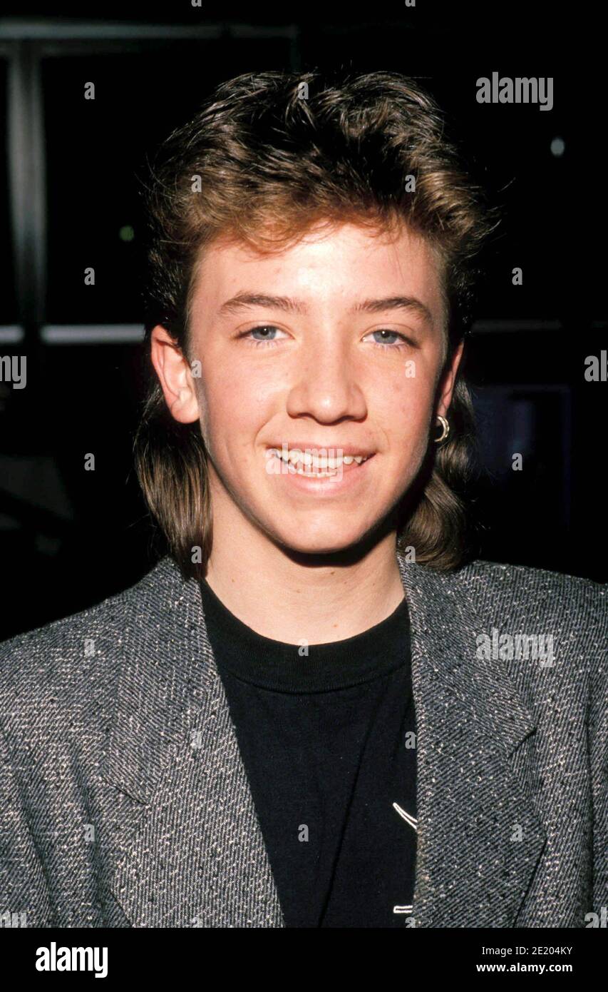 David Faustino 1989 Credit: Ralph Dominguez/MediaPunch Stock Photo - Alamy