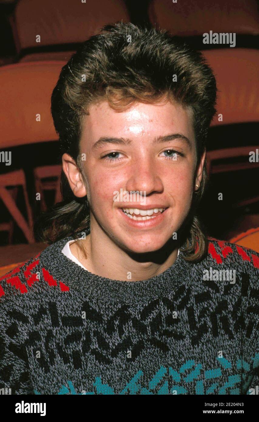 David Faustino 1988 Credit: Ralph Dominguez/MediaPunch Stock Photo - Alamy