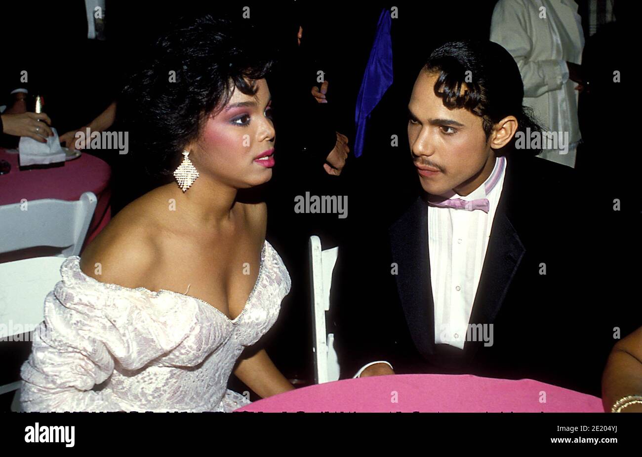 Janet Jackson And James Debarge  Credit: Ralph Dominguez/MediaPunch Stock Photo
