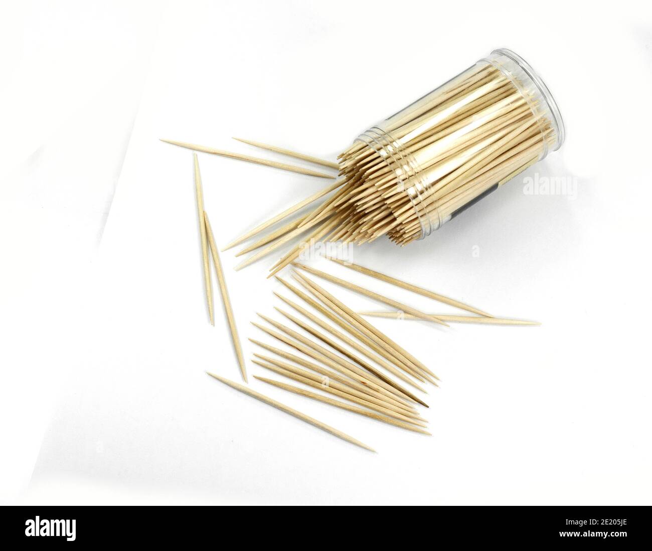 Wooden toothpicks isolated on white background Stock Photo - Alamy