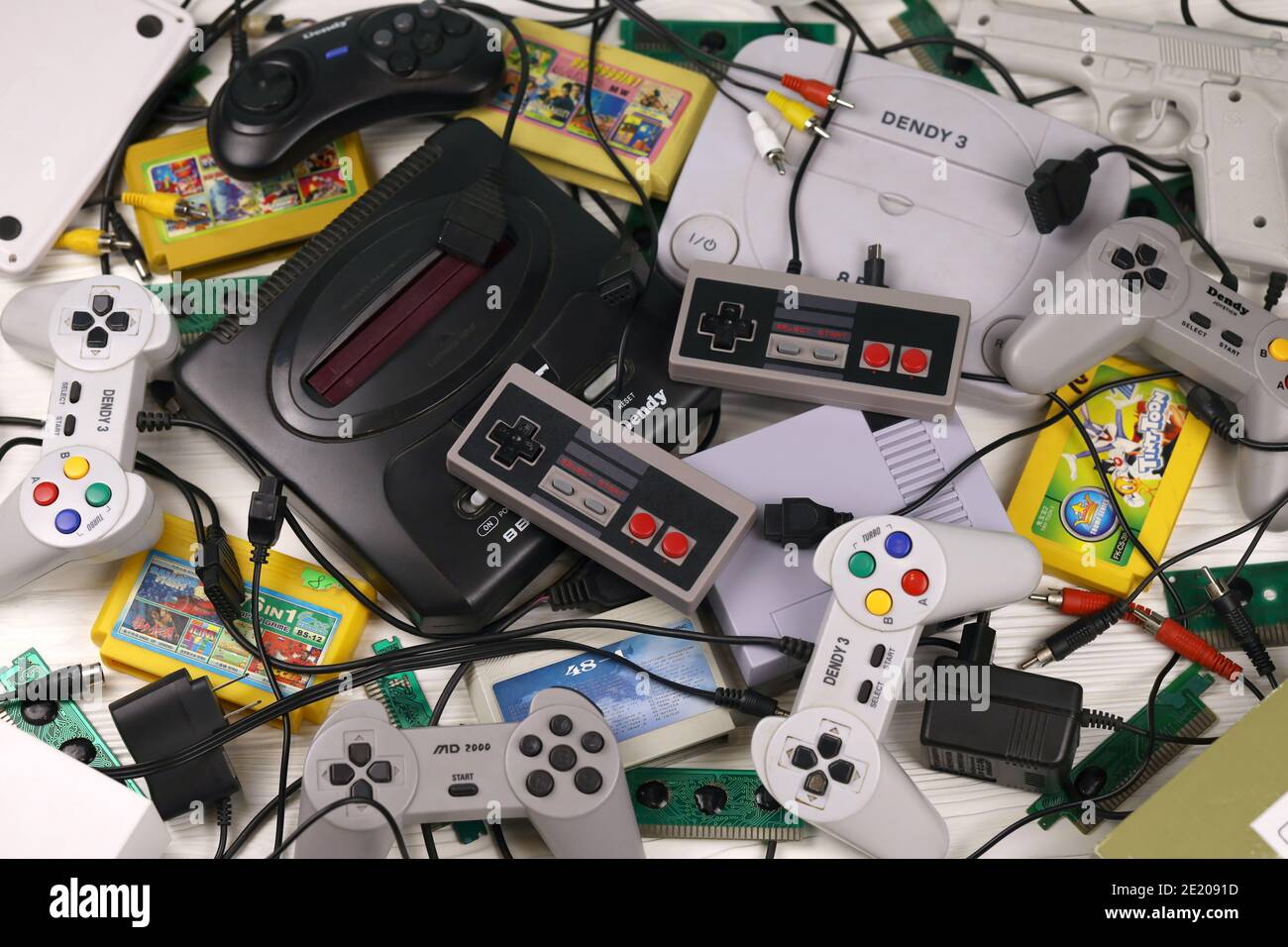 video game system collage