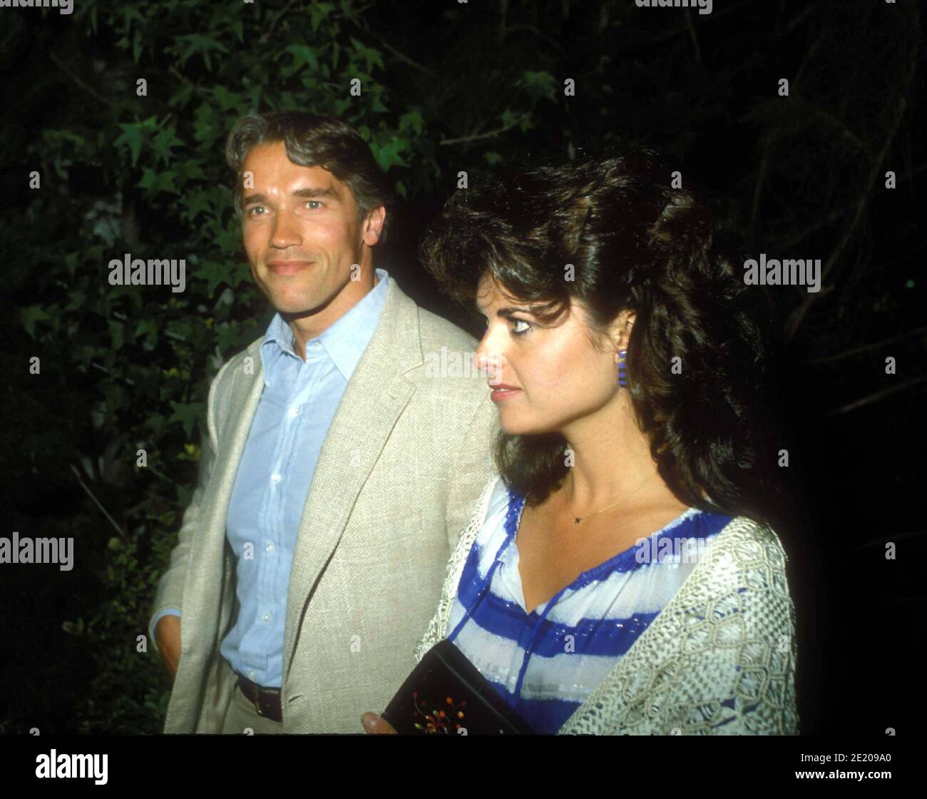 Maria Shriver And Arnold Schwarzenegger 1982 Credit: Ralph Dominguez