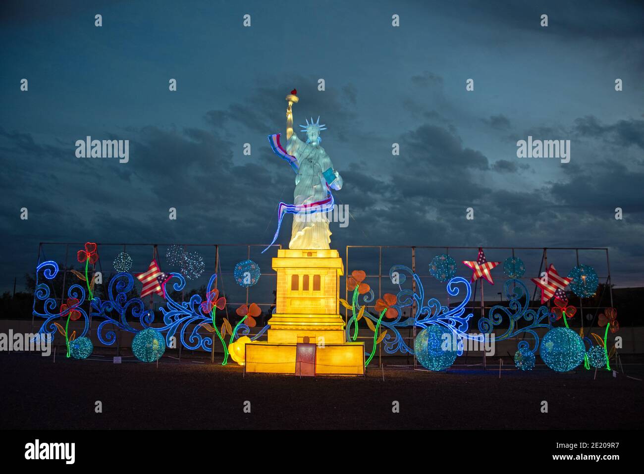 Tucson Lights of the World Stock Photo Alamy