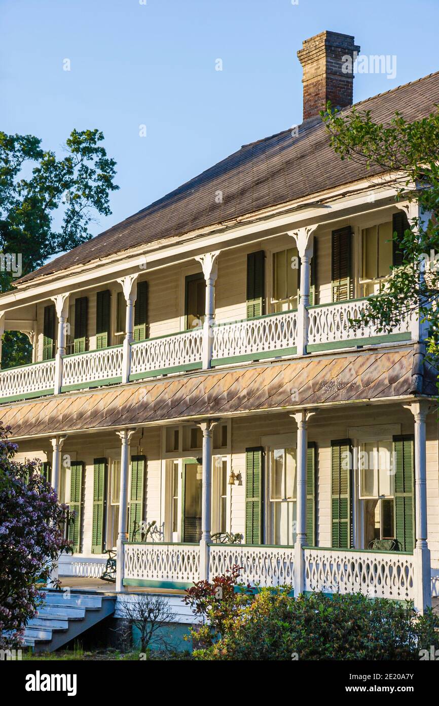 Alabama uriah historic home outside exterior hires stock photography