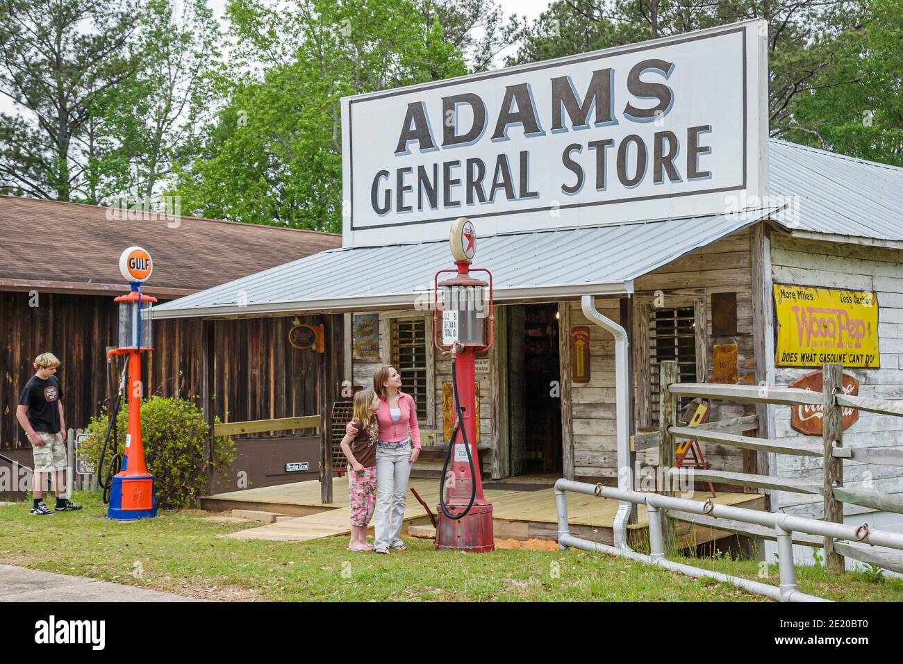 Alabama Troy Pioneer Museum of Alabama Adams General Store,antique