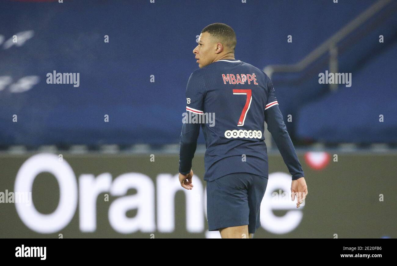Kylian Mbappe of PSG during the French championship Ligue 1 football ...