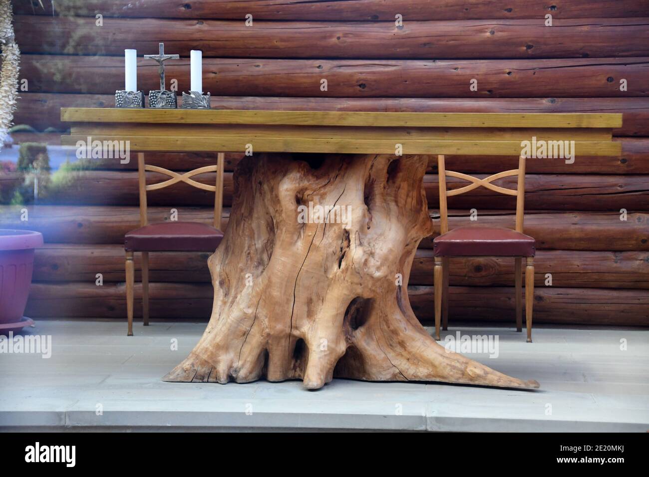 Mongiana, Vibo Valentia - Villa Vittoria - Church Credit: Giuseppe Andidero Stock Photo