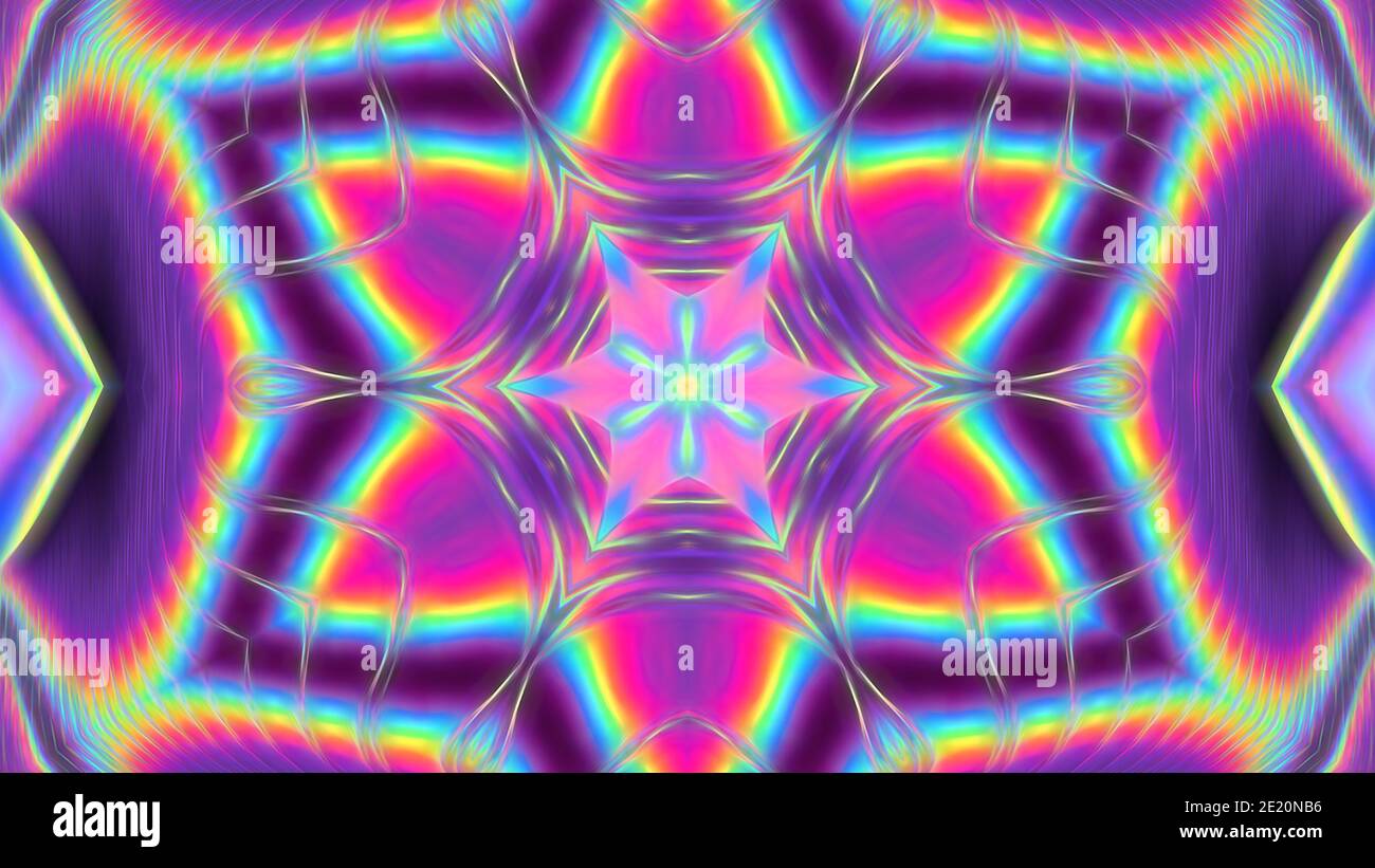 Abstract fantasy patterned multicolored background Stock Photo