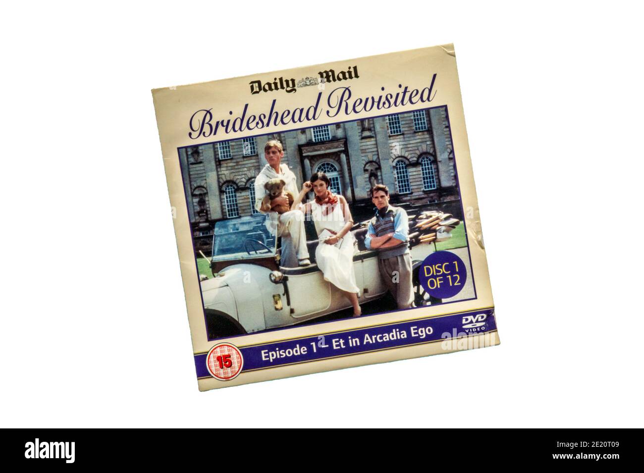 Copy of Episode 1 of Brideshead Revisited, based on the novel by Evelyn Waugh.  A 1981 British TV serial given away free with the Daily Mail newspaper Stock Photo