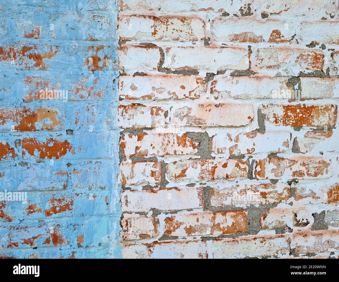 Texture of old aged white painted brick wall background Stock Photo - Alamy
