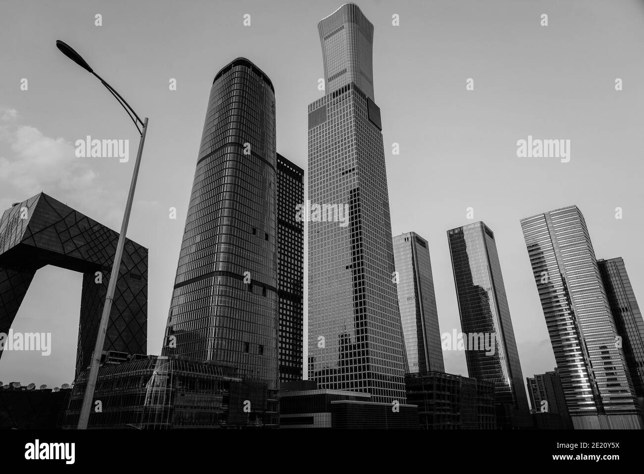 China world building beijing Black and White Stock Photos & Images - Alamy