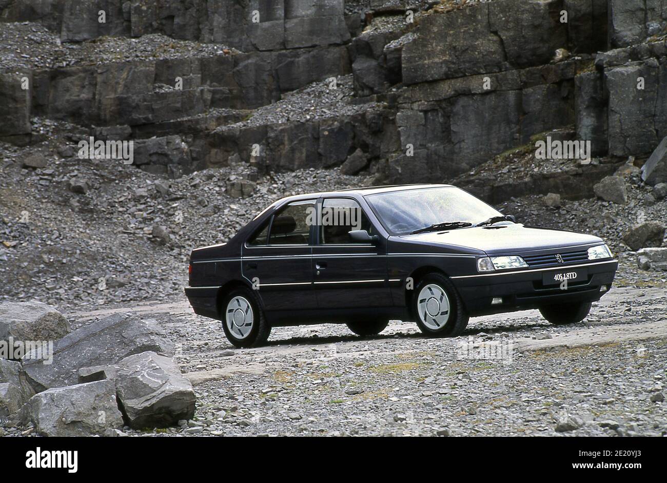 Peugeot 405 LS TD 1992 Stock Photo