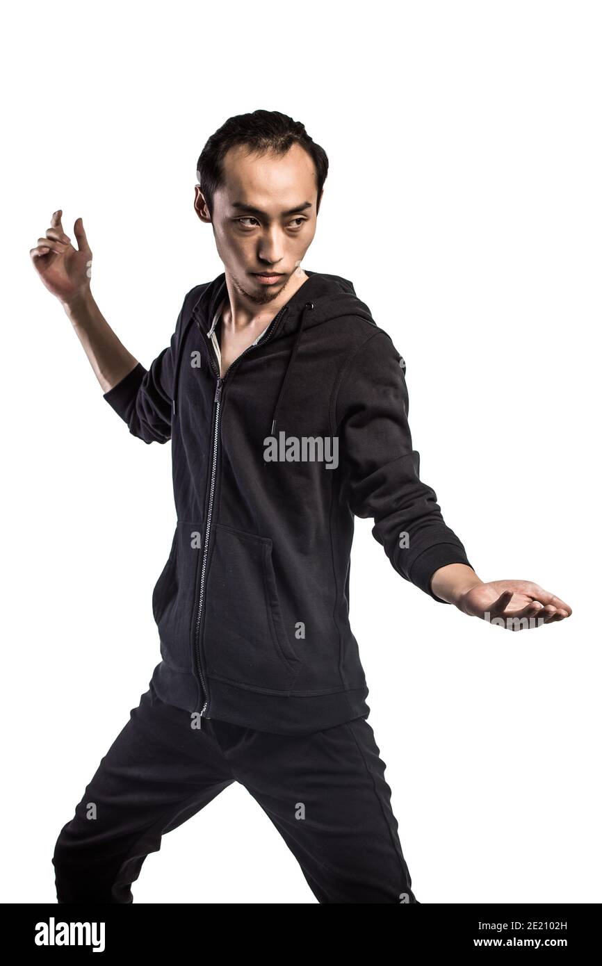 Chinese kung fu fighter Stock Photo Alamy