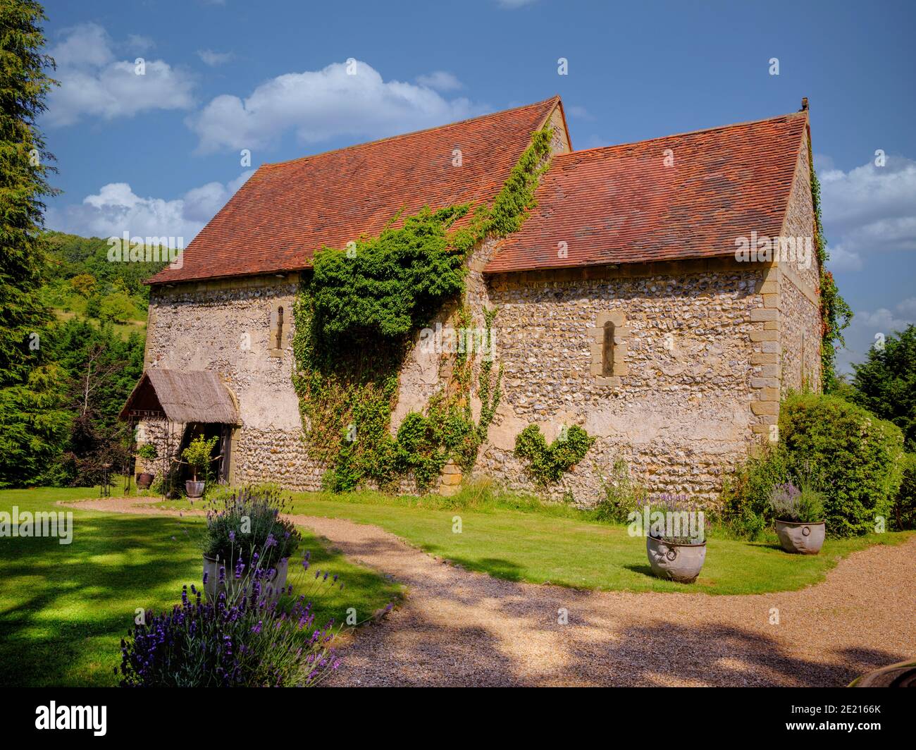 Dode Church in the lost village of Dode, Great Buckland, Luddesdown, Great Buckland in Kent. Stock Photo