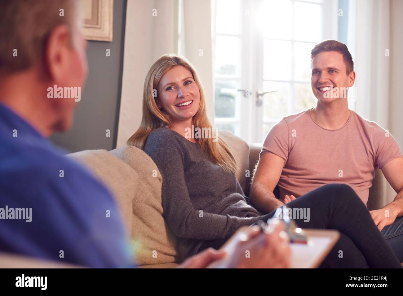 Adoption social worker hi-res stock photography and images - Alamy