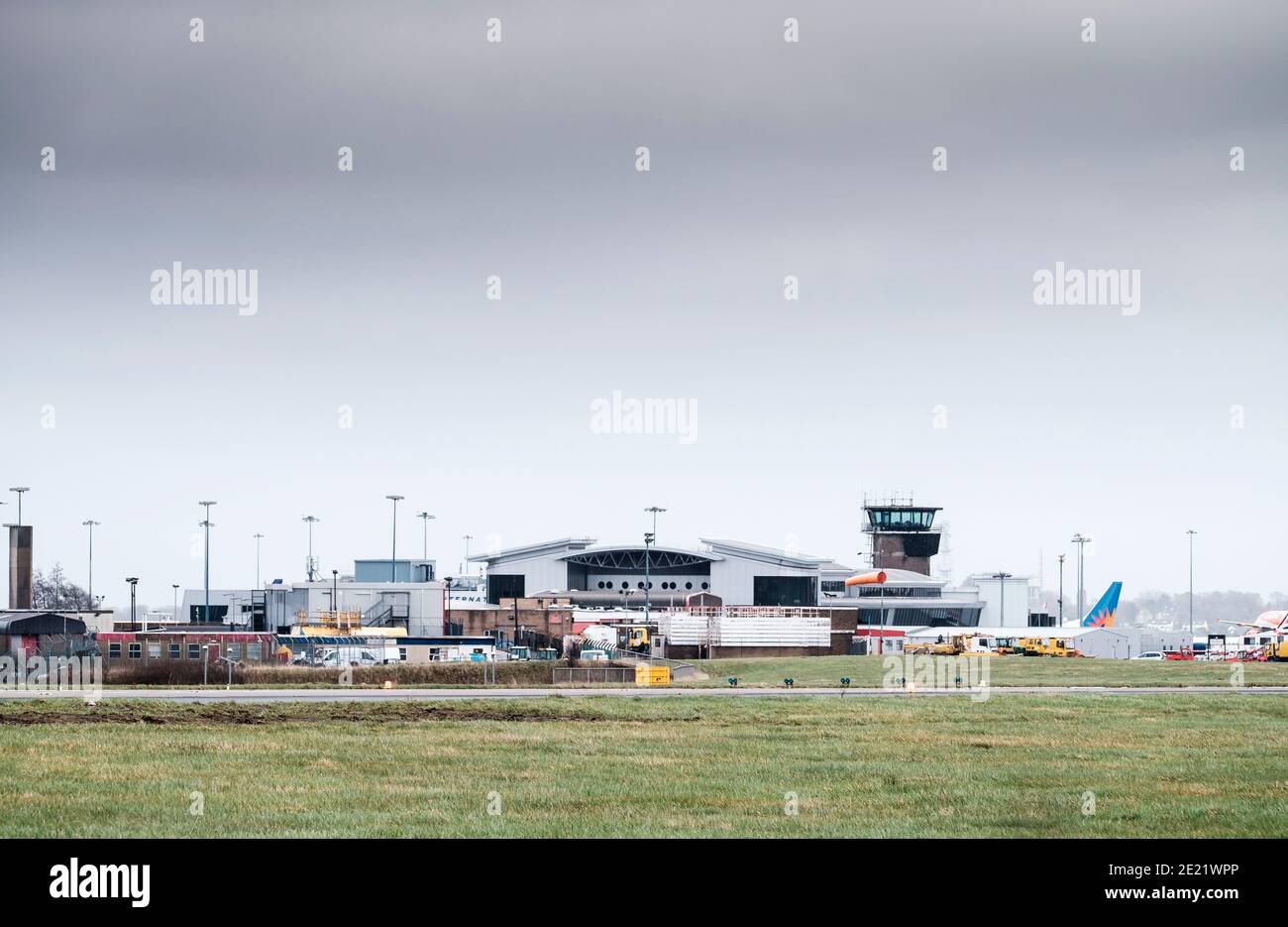 Leeds Bradford Airport (LBA), West Yorkshire, UK Stock Photo