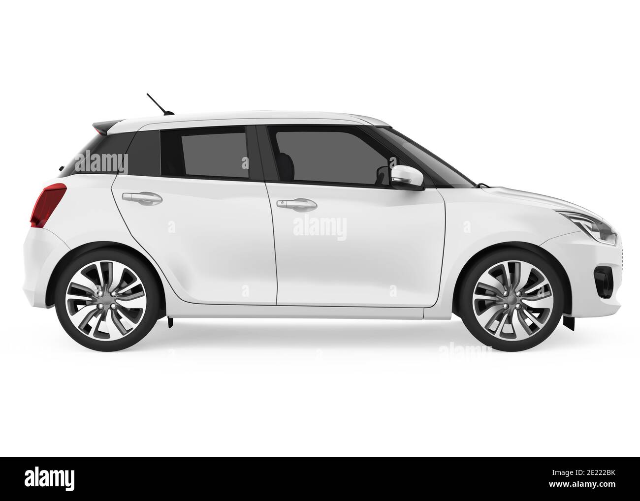 Car Hatchback Isolated Stock Photo Alamy