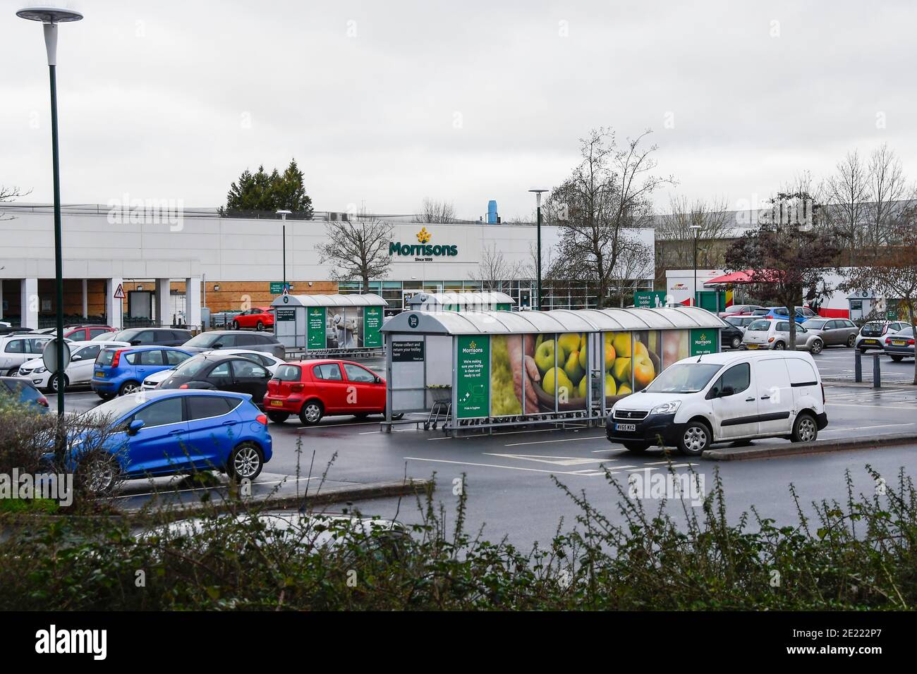 Morrisons supermarket car park in hires stock photography and images