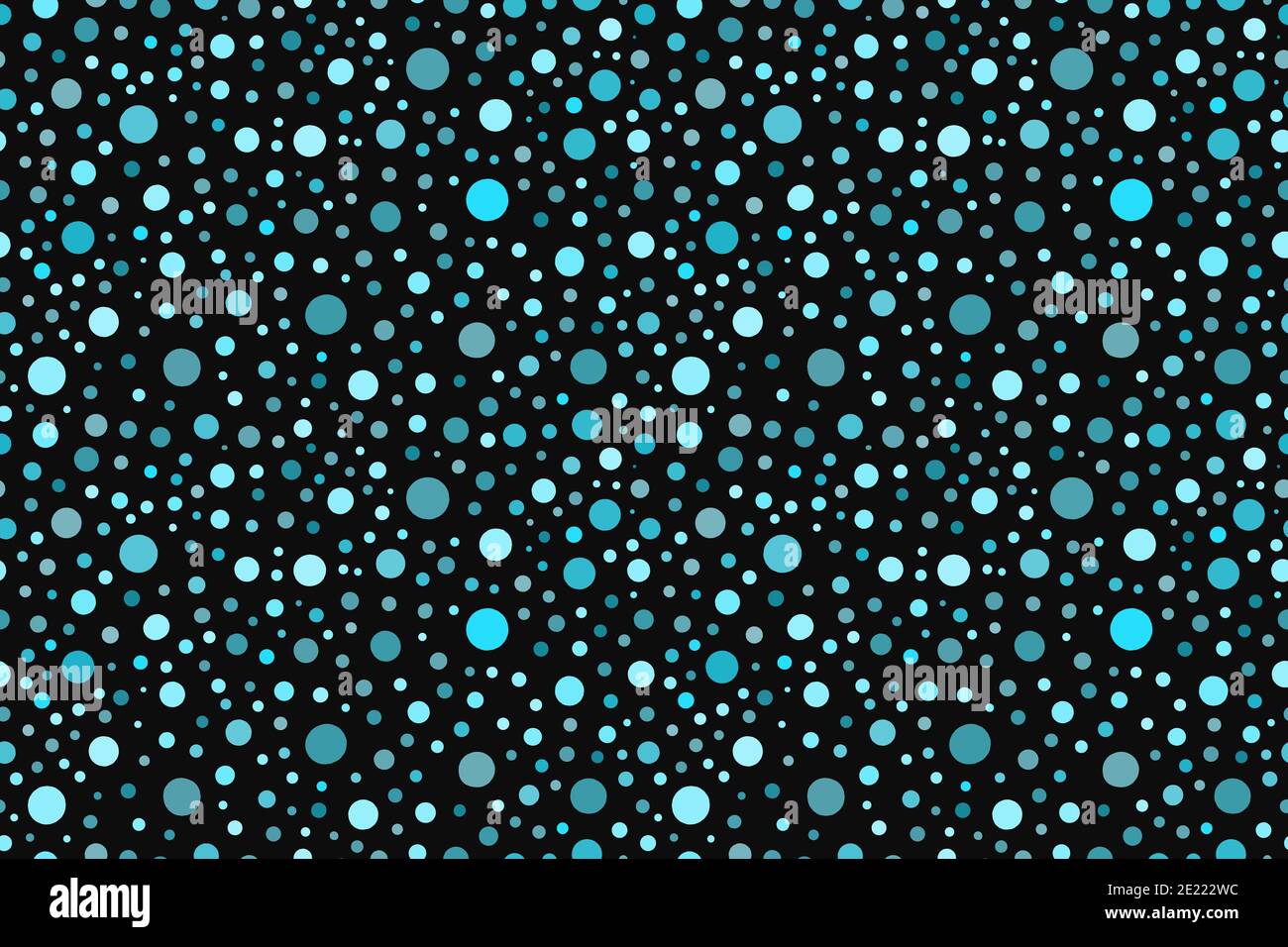 Colorful Hand drawn abstract blue background Polka dot pattern Dotwork ...