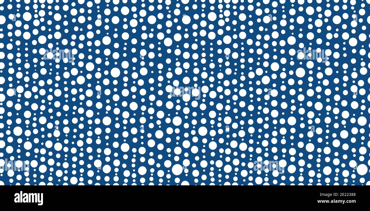Colorful Hand drawn abstract blue background Polka dot pattern Dotwork ...