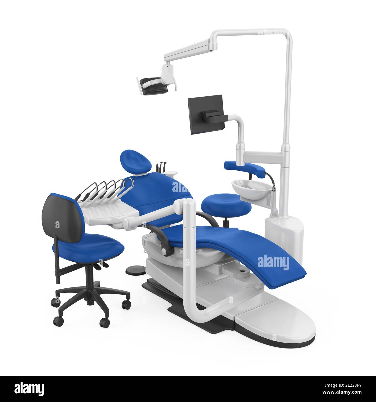 Dental Chair Isolated Stock Photo Alamy