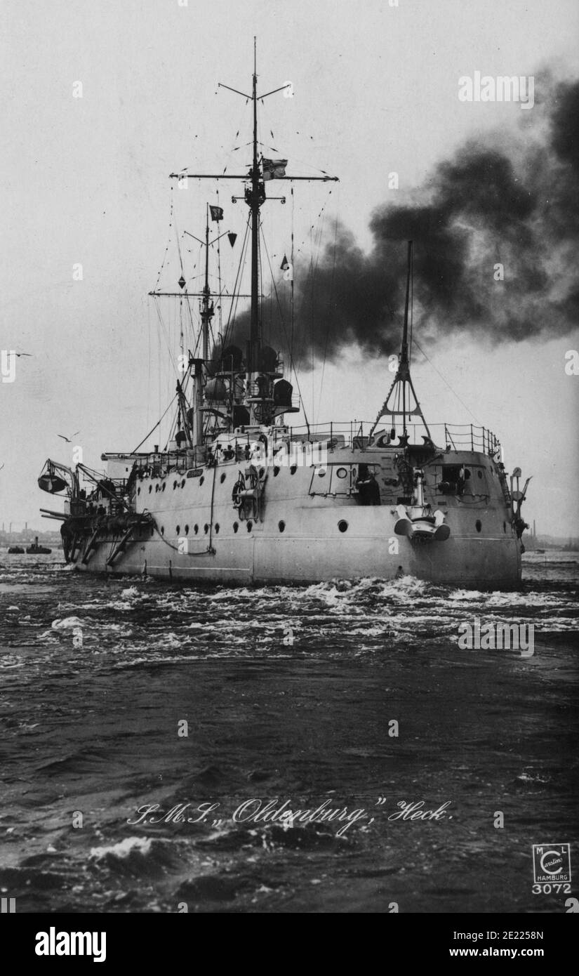 Kaiser's Battleship SMS Oldenburg Stock Photo Alamy