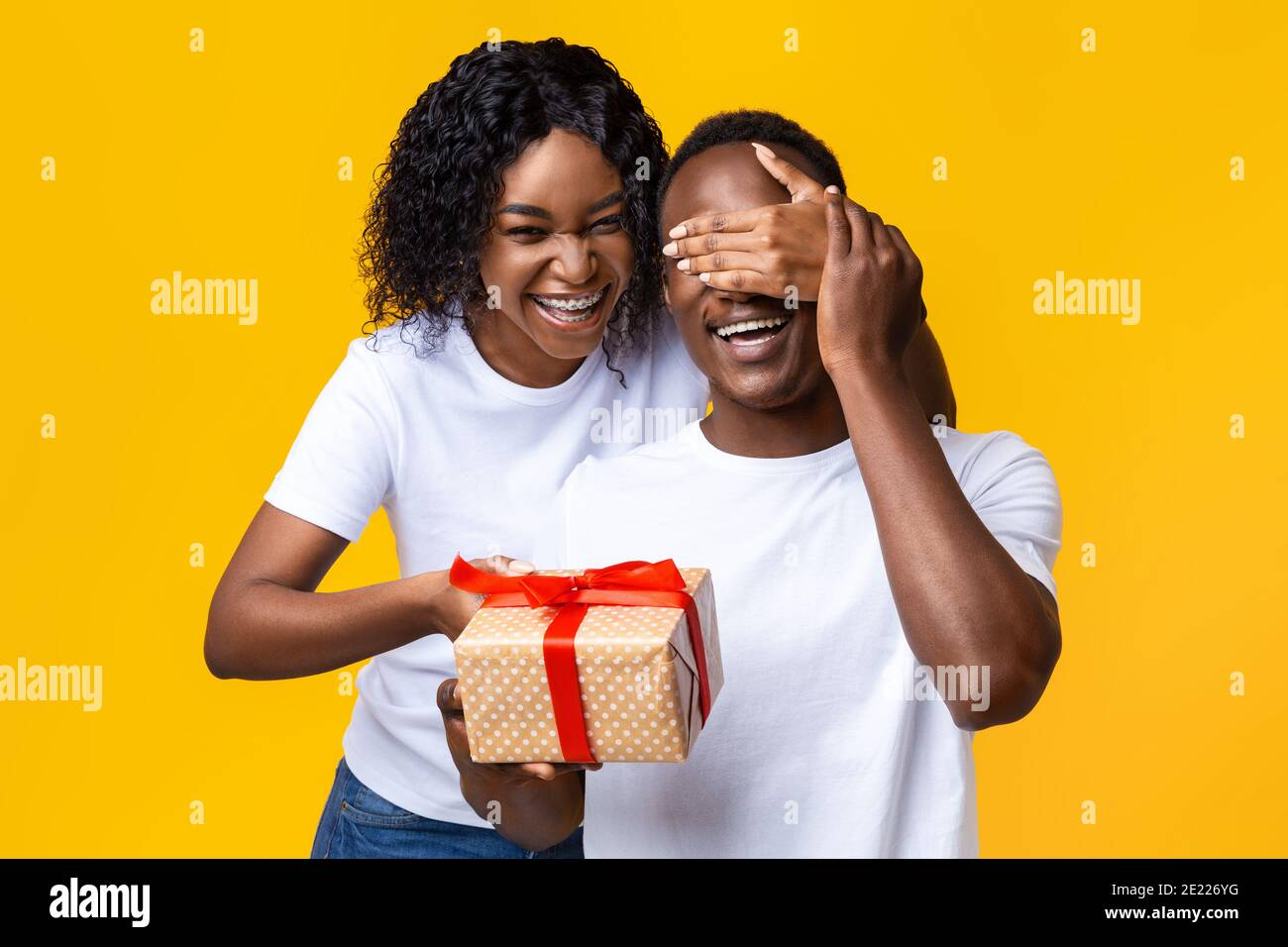 Cheerful african woman hi-res stock photography and images - Alamy