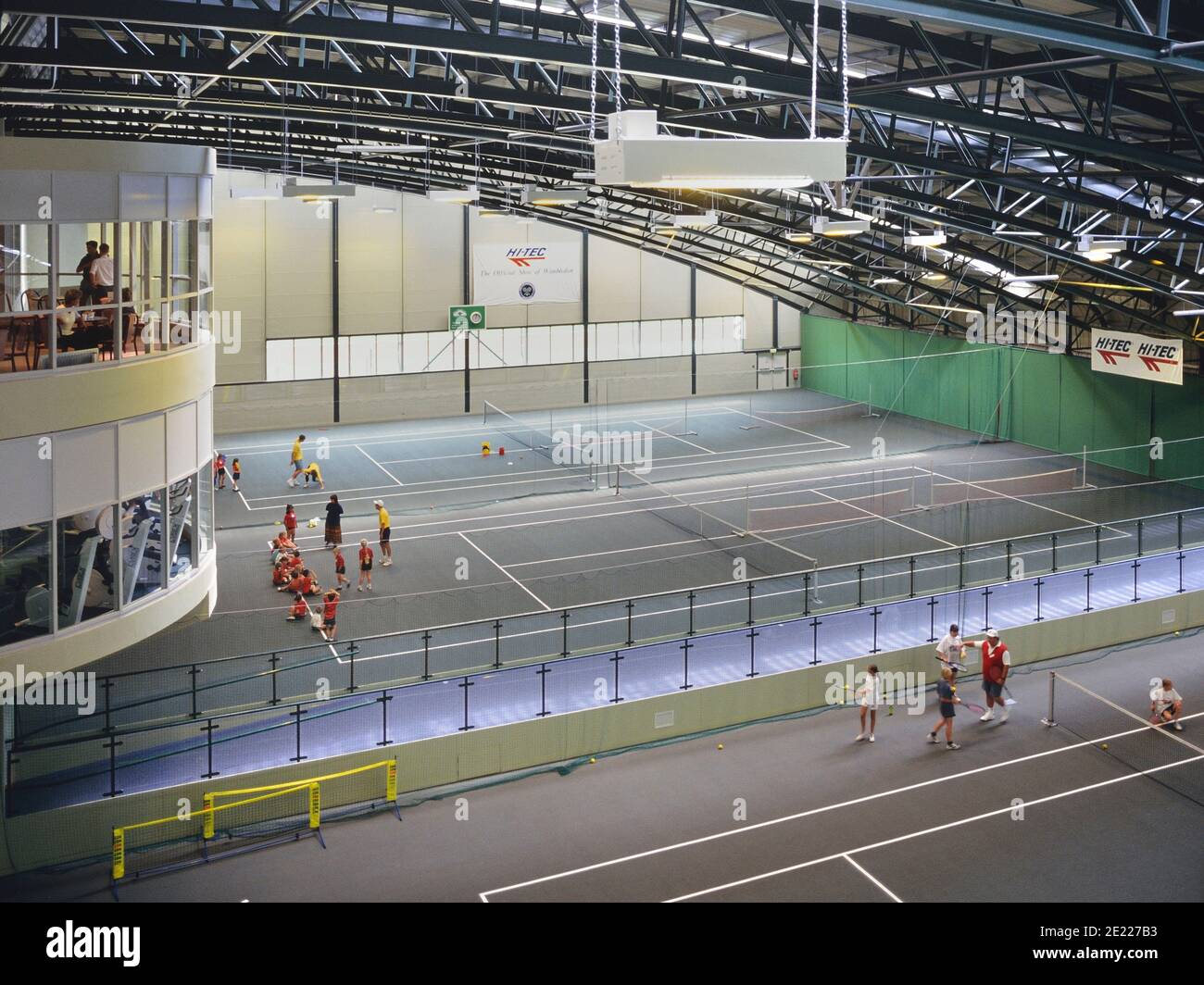 Interior view of the Southend Leisure & Tennis Centre, also referred to as Garon Park.  A sports centre located in Southend-on-Sea, Essex, England. UK Stock Photo